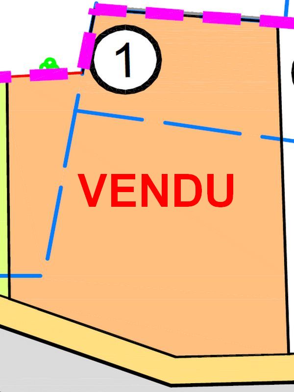 Terrain à vendre 600 m2 à JASSERON "Les Rutis"