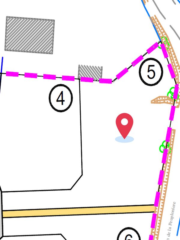 Terrain à vendre 730 m2 à JASSERON "Les Rutis"
