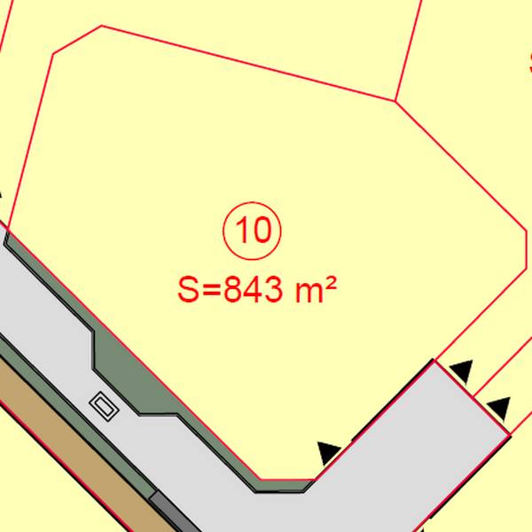 Terrain à vendre 843 m2 à Marboz "Sous le Château"