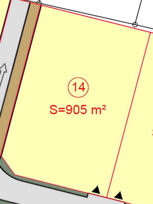 Terrain à vendre 905 m2 à Marboz "Sous le Château"