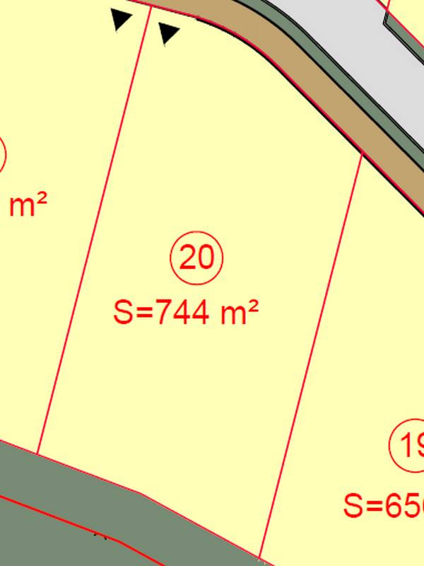 Terrain à vendre 744 m2 à Marboz "Sous le Château"