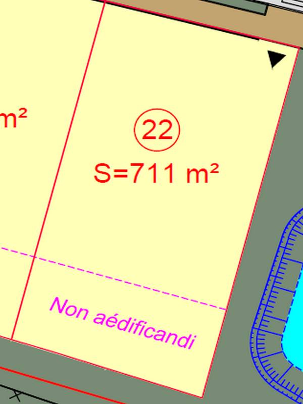 Terrain à vendre 711 m2 à Marboz "Sous le Château"