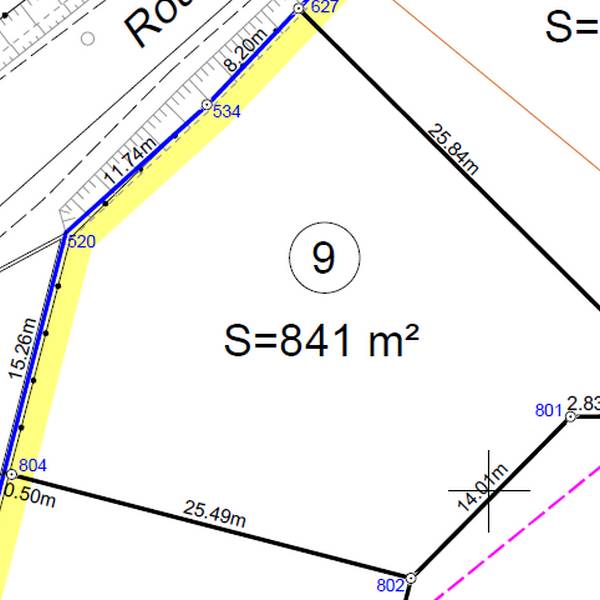 Terrain à vendre 841 m2 à Marboz "Sous le Château"