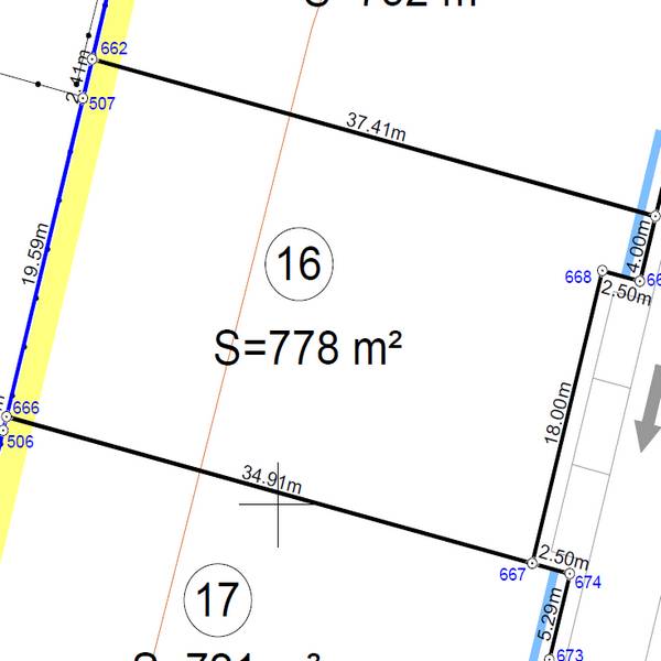 Terrain à vendre 778 m2 à Marboz "Sous le Château"