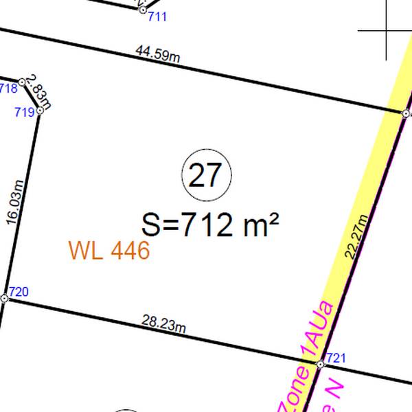 Terrain à vendre 712 m2 à Marboz "Sous le Château"